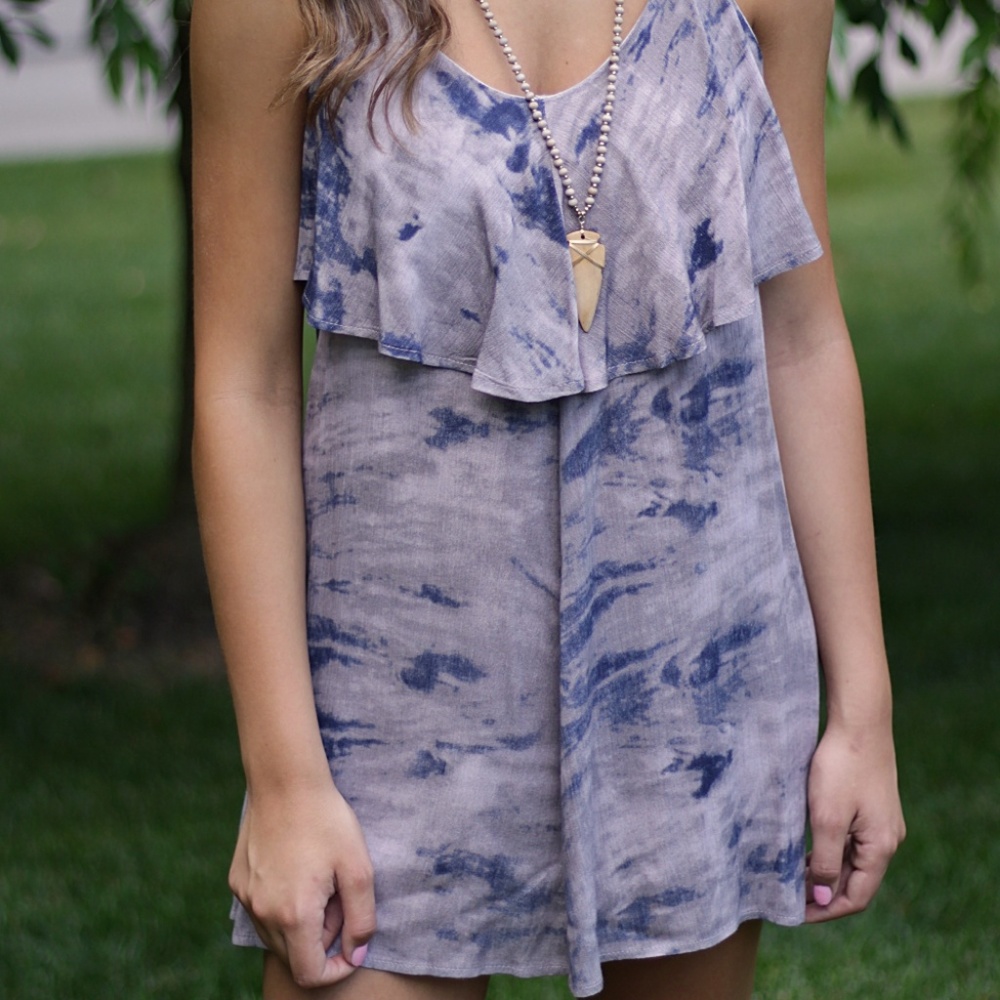 Tie--Dye Mini Dress